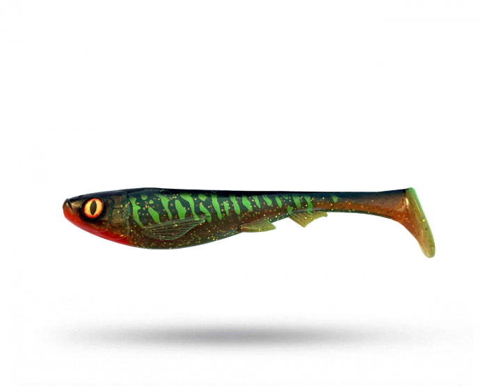 High5Lures Luckie 29 cm - Tjernobyl Tiger i gruppen Fiskedrag / Gäddjiggar hos Örebro Fiske & Outdoor AB (Luckie 29 - Tjernobyl T)